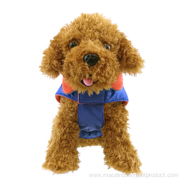 warm Nylon Fabric thickened pocket vest pet jacket